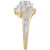 Diamond Bypass Ring in 14k White, Yellow or Rose Gold (1-1/2 ct. t.w.)