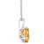 Citrine (2-1/2 ct. t.w.) Pendant Necklace in 14K White Gold