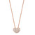Diamond Heart Pendant Necklace (3/8 ct. t.w.) in 14K Rose Gold