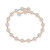 Cultured Freshwater Pearl (6-1/2 - 7mm) Polished Bead Coil Bracelet in 18k Gold-Plated Sterling Silver