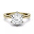 Moissanite Solitaire Engagement Ring 1-9/10 ct. t.w. Diamond Equivalent in 14k White, Yellow or Rose Gold