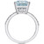 EFFY® Aquarius Aquamarine (3-3/4 ct. t.w.) and Diamond (1/6 ct. t.w.) Ring in 14k White Gold