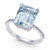 EFFY® Aquarius Aquamarine (3-3/4 ct. t.w.) and Diamond (1/6 ct. t.w.) Ring in 14k White Gold