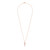 Pink Cultured Freshwater Pearl (7mm) and Diamond Accent 18" Pendant Necklace in 14k Rose Gold