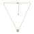 Cubic Zirconia Octagon Halo Pendant Necklace in 18k Gold-Plated Sterling Silver 16" + 2" extender, Created for Macy's