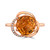 EFFY® Citrine (3-1/6 ct. t.w.) & Diamond (1/20 ct. t.w.) Statement Ring in 14k Rose Gold