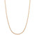Braided Link 18" Chain Necklace in 10k Tricolor Gold