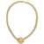 Coin 18" Pendant Necklace in 14k Gold-Plated Sterling Silver