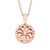 Diamond (1/20 ct. t.w.) Celestial Pendant in 14k Yellow or Rose Gold