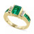 EFFY® Sapphire (2-1/4 ct. t.w.) and Diamond (1/6 ct. t.w.) Ring in 14k Gold (Also Available in Emerald)