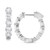 Lab Grown Diamond In & Out Hoop Earrings (5 ct. t.w.) in 14k White Gold