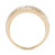 Textured Wide Statement Ring in 10k Gold