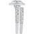 Diamond Halo Cluster Bridal Set (2-5/8 ct. t.w.) in 14k White Gold