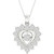 Diamond Heart 18" Pendant Necklace (1/2 ct. t.w.) in 10k White Gold