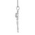 Diamond Cinderella Carriage Key Pendant Necklace (1/10 ct. t.w.) in Sterling Silver, 16" + 2" extender