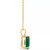 Emerald (3/4 ct. t.w.) Pendant Necklace in 14k Yellow Gold (Also in Ruby & Sapphire)