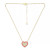 Cubic Zirconia & Enamel Heart Pendant Necklace, 16" + 2" extender, Created for Macy's