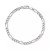 Figaro Link Chain Bracelet (4-1/3mm) in 18k Gold-Plated Sterling Silver or Sterling Silver, Created for Macy's