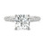 Moissanite Engagement Ring (2-5/8 ct. t.w. DEW) in 14k White Gold