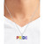Diamond Accent PRIDE Pendant Necklace in Sterling Silver, 16" + 4" extender