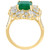 EFFY® Emerald (2-7/8 ct. t.w.) & Diamond (1-5/8 ct. t.w.) Halo Ring in 14k Gold