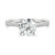 Moissanite Engagement Ring (1-5/8 ct. t.w. DEW) in 14k White Gold