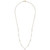 Cultured Freshwater Pearl (4mm) & Diamond Accent Station 17" Collar Necklace in 14k Gold
