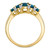 Blue Topaz (1-3/4 ct. t.w.) & Diamond (1/20 ct. t.w.) Graduated Statement Ring in 10k Gold