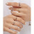 Polished Twist-Look Band in 10k Gold, Rose Gold & White Gold