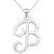 Capital Initial Pendant in Sterling Silver