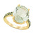 Green Quartz (7-1/2 ct. t.w.) & Peridot (1/2 ct. t.w.) Statement Ring in 18k Gold-Plated Sterling Silver