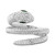 EFFY® Diamond (1/8 ct. t.w.) & Tsavorite Accent Snake Ring in Sterling Silver