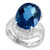 EFFY® Limited Edition London Blue Topaz (12-1/5 ct. t.w.) & Diamond (1 ct. t.w.) Ring in 14k White Gold