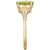 Peridot (2 ct. t.w.) & Lab-Created White Sapphire (1/4 ct. t.w.) Ring in 14k Gold-Plated Sterling Silver