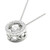 Diamond Halo 18" Pendant Necklace (1/4 ct. t.w.) in 10k White Gold