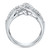 Diamond Crossover Statement Ring (1 ct. t.w.) in 10k White Gold
