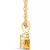 Citrine (1/2 ct. t.w.) and Diamond Accent Pendant Necklace in 14K Yellow Gold or 14K White Gold