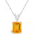 Citrine (3-1/7 ct. t.w.) Pendant Necklace in 14K White Gold or 14K Yellow Gold