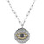 EFFY® Black Diamond (1/10 ct. t.w.) & White Diamond Accent Evil Eye 18" Pendant Necklace in Sterling Silver & 18k Gold
