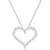 Diamond Heart 18" Pendant Necklace (1-1/2 ct. t.w.) in 14k White Gold