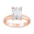Certified Lab Grown Emerald-Cut Solitaire Engagement Ring (3 ct. t.w.) in 14k Gold