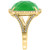 EFFY® Dyed Green Jade & Diamond (1/3 ct. t.w.) Halo Statement Ring in 14k Gold