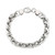 Interlocking Oval Link Bracelet in Stainless Steel