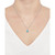 Blue Topaz (1-3/8 ct. t.w.) & Diamond (1/8 ct. t.w.) Halo 18" Pendant Necklace in 14k White Gold