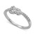 Diamond Knot Band (1/4 ct. t.w.) in 14k Rose, Yellow or White Gold