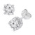 Certified Lab Grown Diamond Halo Stud Earrings (2-1/2 ct. t.w.) in 14k Gold