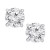 Certified Lab Grown Diamond Halo Stud Earrings (2-1/2 ct. t.w.) in 14k Gold