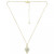 Cubic Zirconia Kite Cluster Pendant Necklace, 16" + 2" extender, Created for Macy's