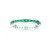 Channel-set Gemstone Ring in Sterling Silver