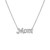 Diamond Mom Pendant Necklace (1/4 ct. t.w.) in Sterling Silver